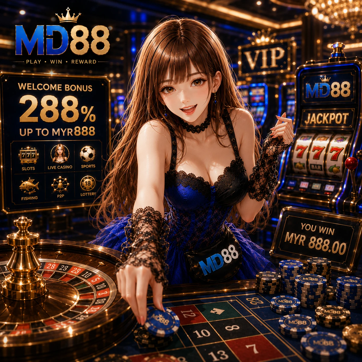 4D Lottery section visual showing classic Malaysian lottery ticket aesthetics combined with digital number selection interface, featuring numbers 0-9 with traditional draw machine references
